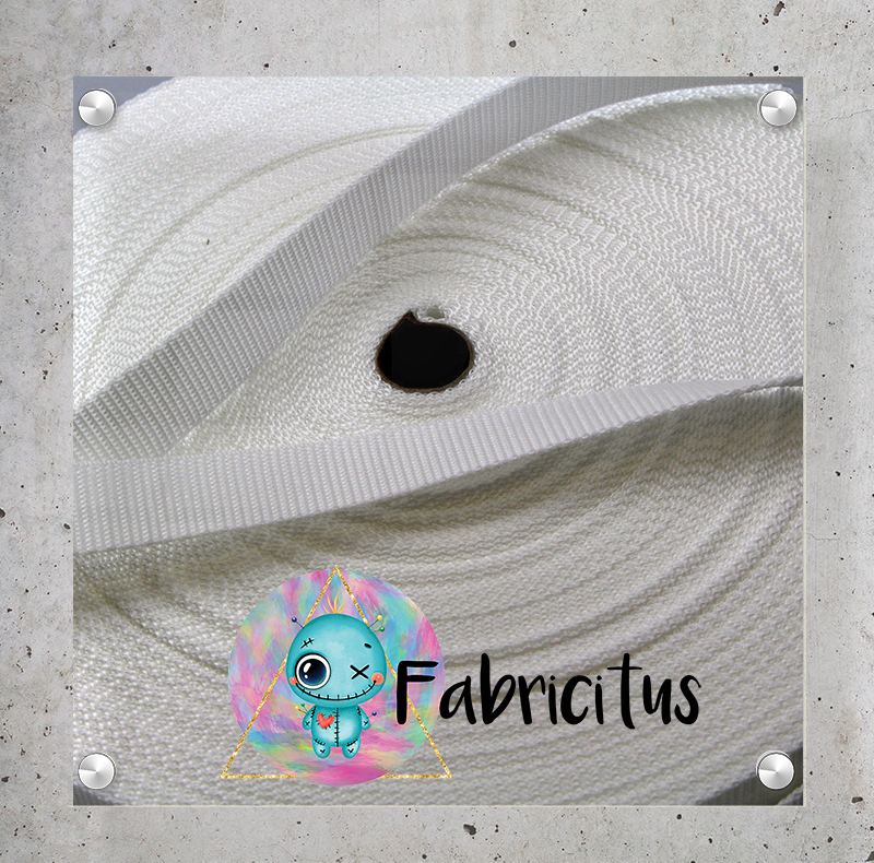 RETAIL - Polypropylene Webbing White