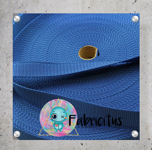 RETAIL - Polypropylene Webbing Royal Blue