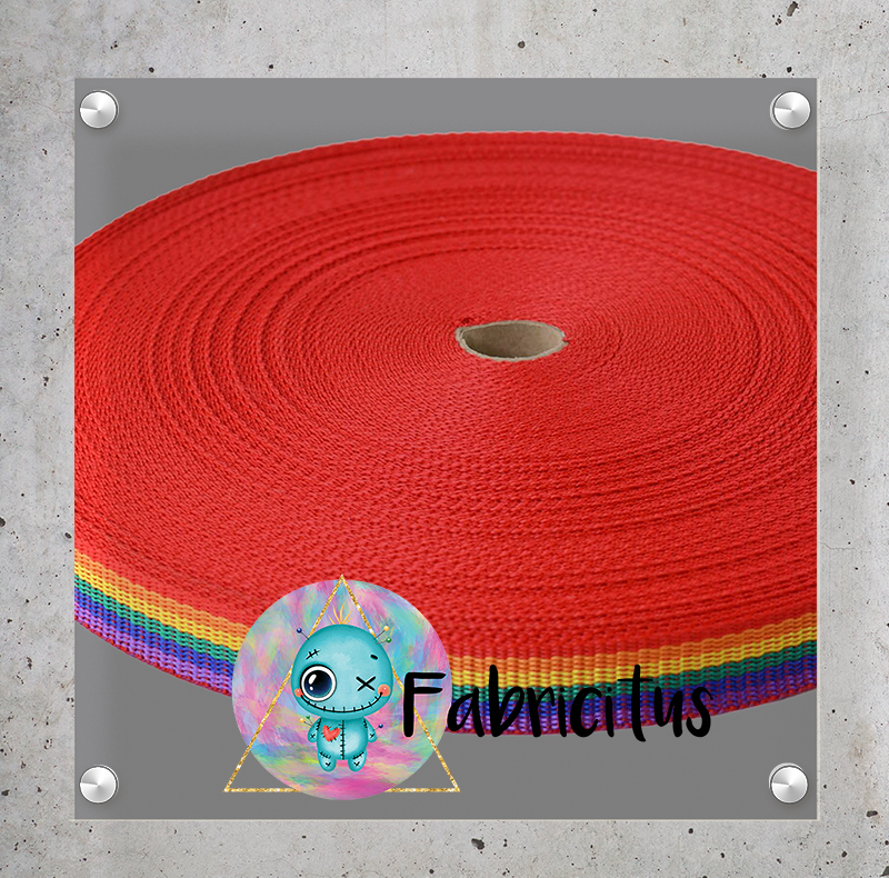 RETAIL - Polypropylene Webbing Rainbow